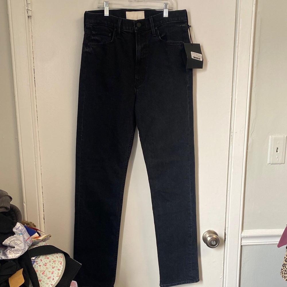 MOTHER Women's High Rise Black Jeans